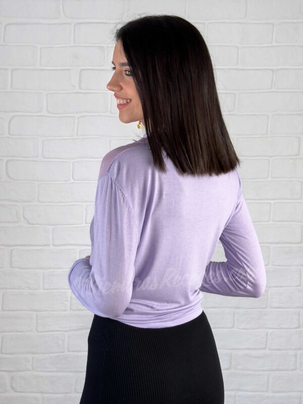 Bolero de seda Kimbe - Malva - Imagen 2