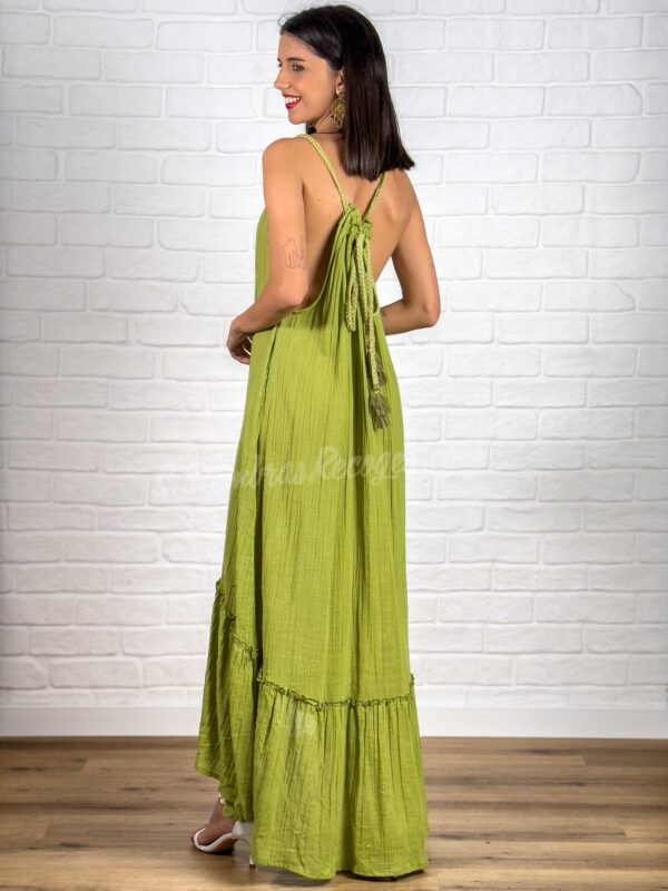 Vestido Malabo - Verde oliva - Imagen 2