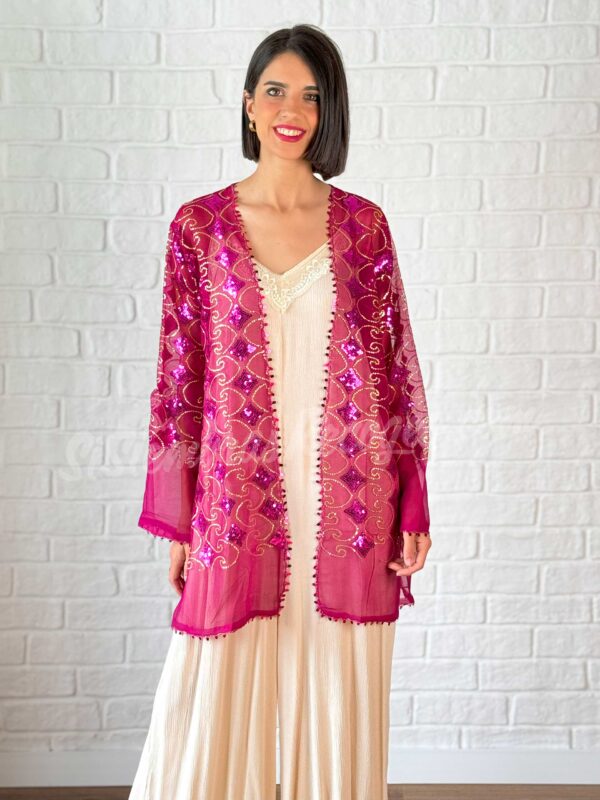 Kimono de pedrería indio Harare - 1