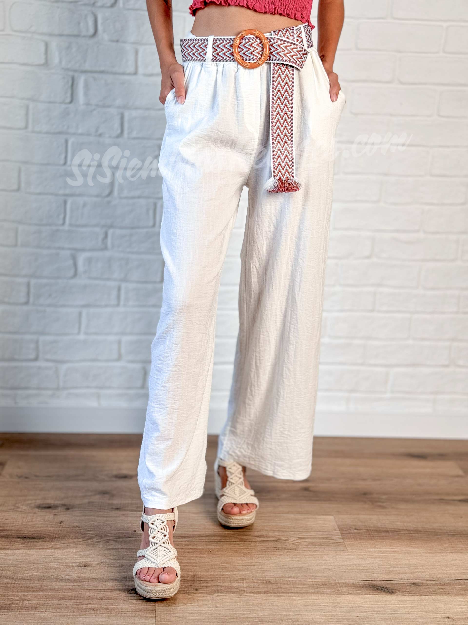 Pantalón Kikuyu - Blanco