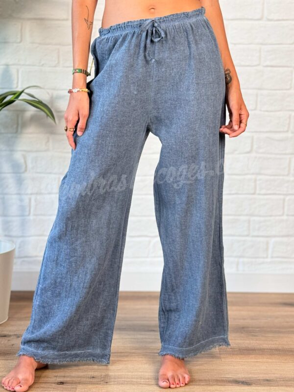 Pantalón Boho Yaqui - Azul