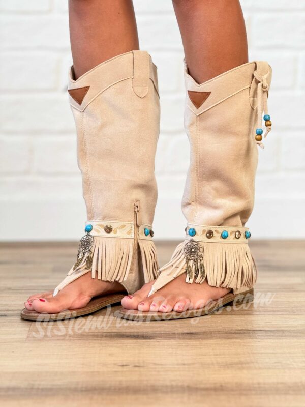 Sandalias altas Cherokee – Beig