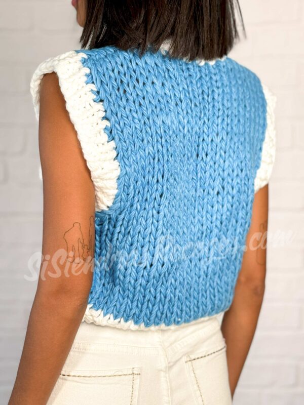 Chaleco de crochet Nubes - Imagen 2