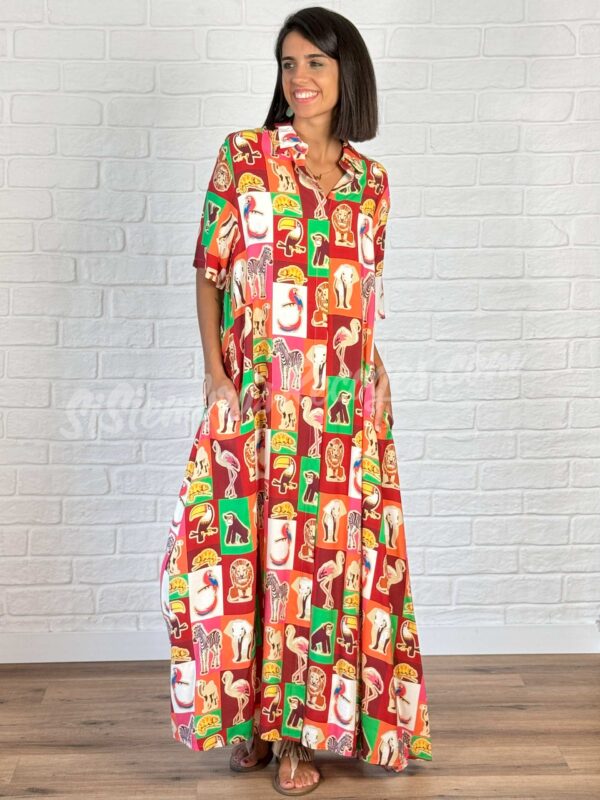 Vestido/Kimono Jungla