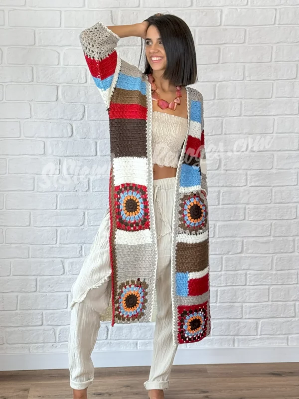 Kimono de crochet Zenitha - Imagen 2