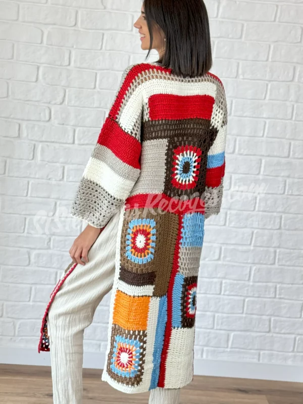 Kimono de crochet Zenitha - Imagen 3