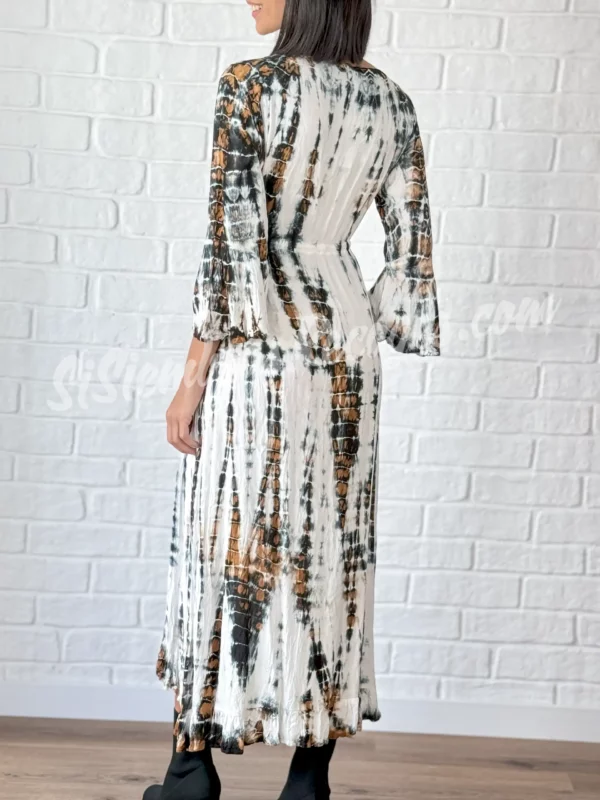 Vestido Tie Dye Alira - Blanco - Imagen 2