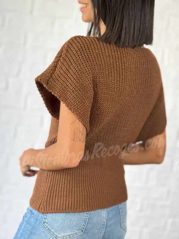 Jersey Arabel - Marrón - Imagen 3