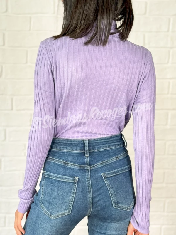 Jersey de cuello Ophira - Malva - Imagen 2