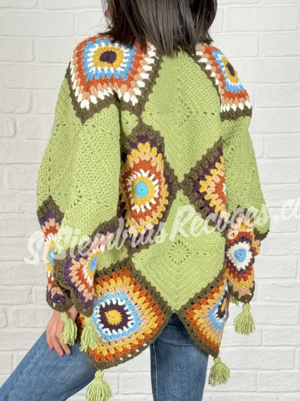 Rebeca de crochet Edén - Verde
