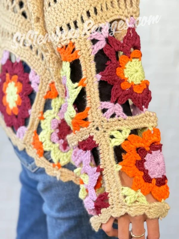 Rebeca de crochet Velena - Imagen 3