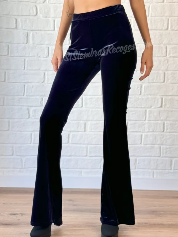 Pantalón de terciopelo Zirene - Azul