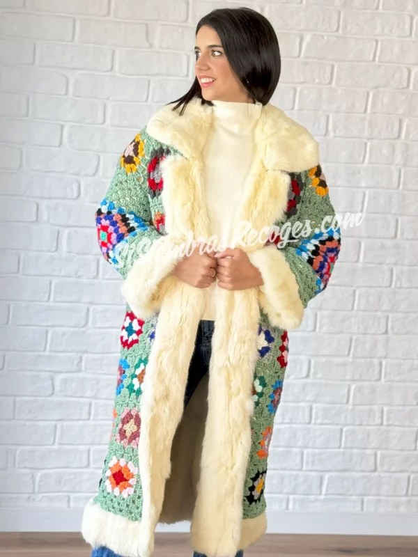 Abrigo de crochet Galena - Imagen 2