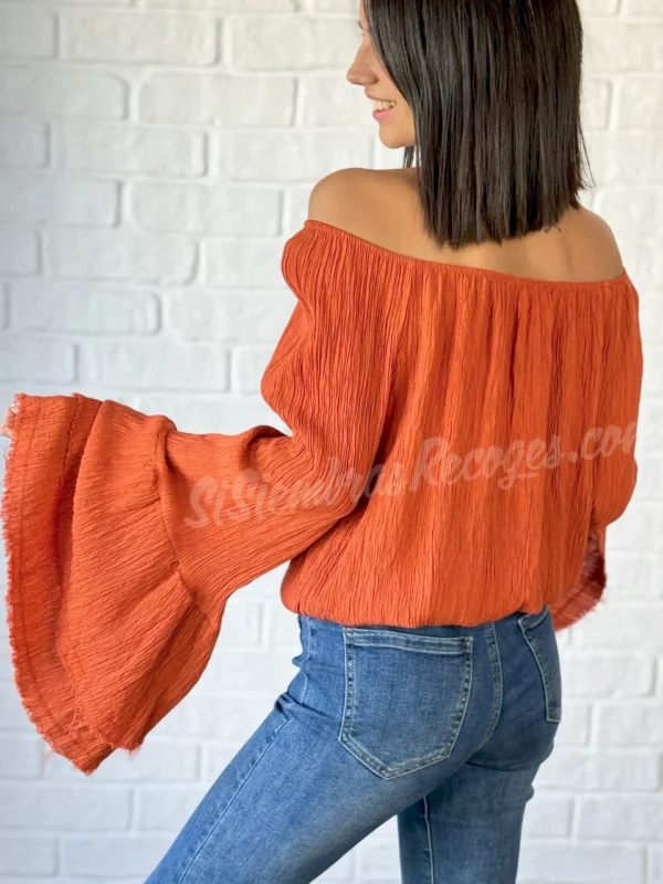 Blusa Boho Serena - Teja - Imagen 2