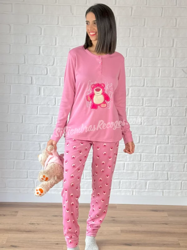 Pijama de invierno Lotso - Rosa