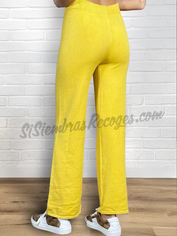 Pantalón de punto Vibrante - Amarillo - Imagen 2