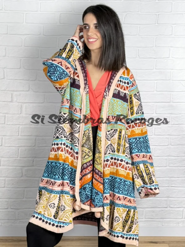 Rebecón / Cárdigan bohemio Cabria - Imagen 2