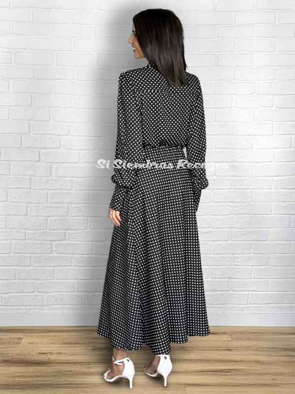 Camisa de lunares Montoya - Negro y blanco - Imagen 5