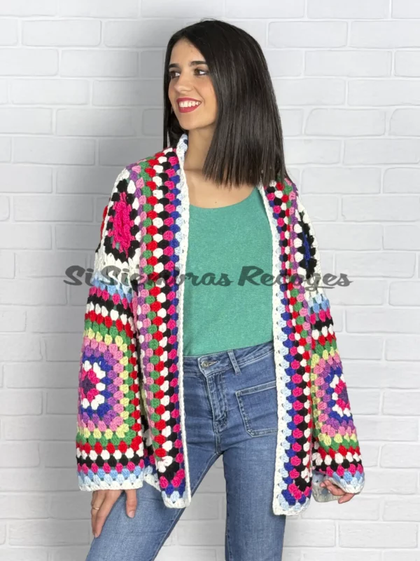 Rebeca de crochet Floralis